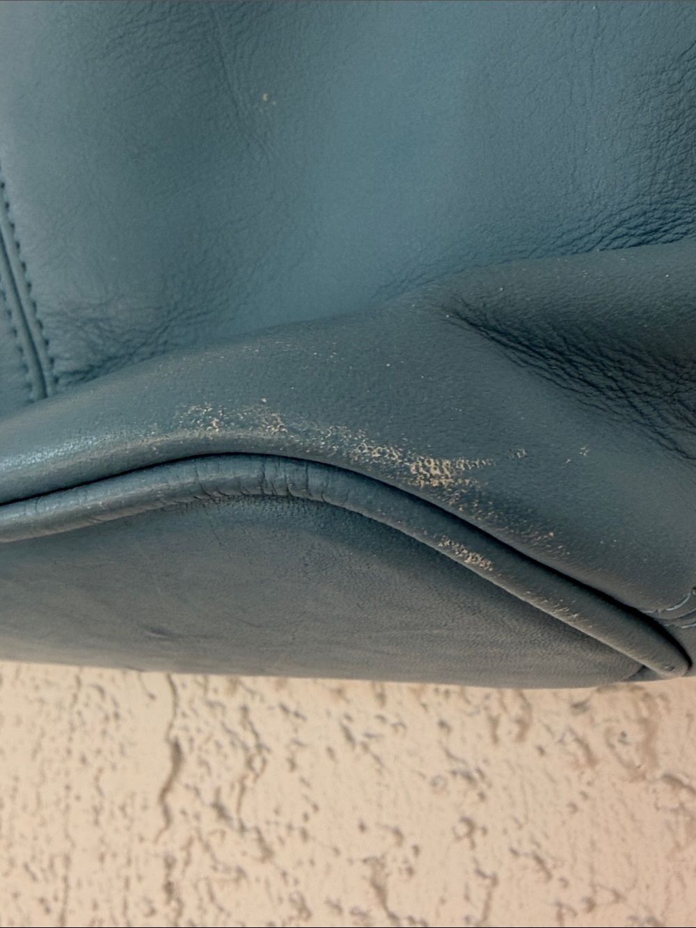VINTAGE RARE Coach Soho Mini Bucket Bag (or Mini Lightweight Bag) TEAL color - Picture 5 of 14